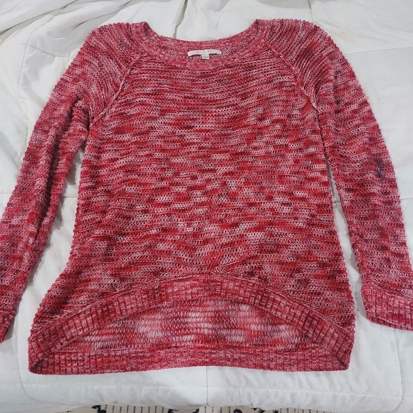 LC Lauren Conrad Textured Red Sweater - Picture 1 of 7